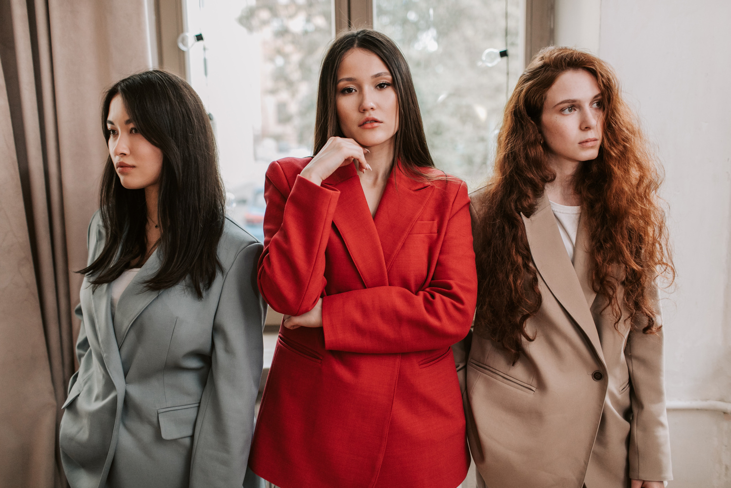 Beautiful Women Wearing Formal Blazer